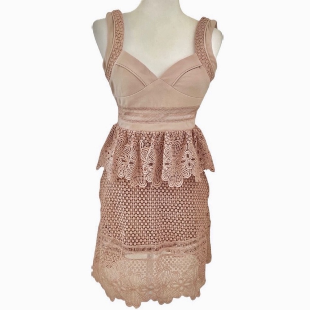 Xxueyuanfeng crochet mini dress xs